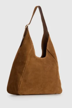 Alexa Leather Suede Hobo Bag