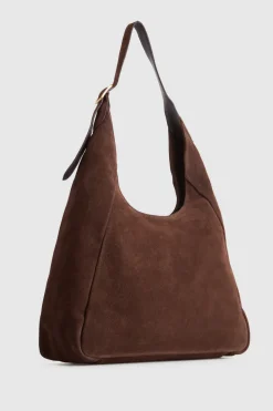Alexa Leather Suede Hobo Bag