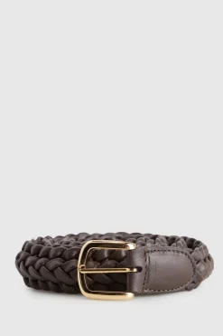 Allegra SM Leather Weave Belt