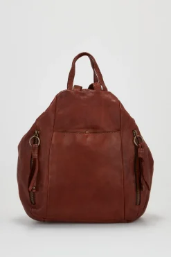 Ari Leather Tassel Backpack