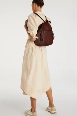 Ari Leather Tassel Backpack