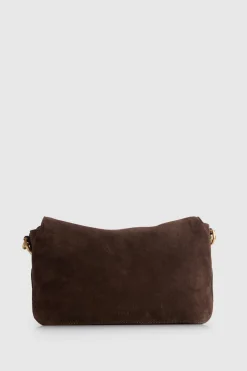 Clara Suede Leather Grab Bag