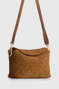Clara Suede Leather Grab Bag
