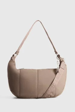 Coated Crescent Sling Bag