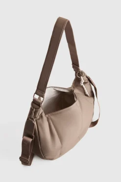 Coated Crescent Sling Bag