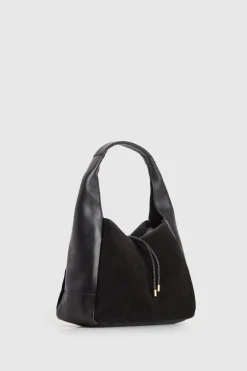 Emmy Leather Suede Hobo Bag
