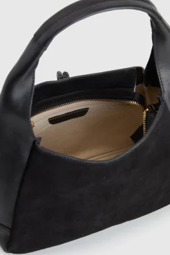 Emmy Leather Suede Hobo Bag