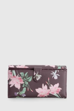 Iris Floral Large Wallet