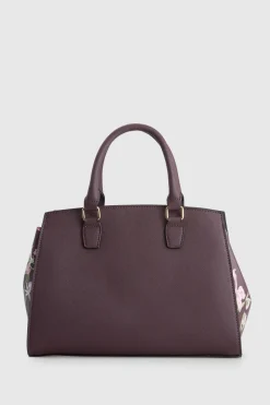 Iris Floral Tote Bag