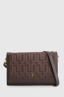 Jacquard Flap Crossbody Bag