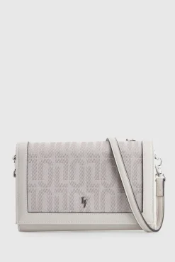 Jacquard Flap Crossbody Bag