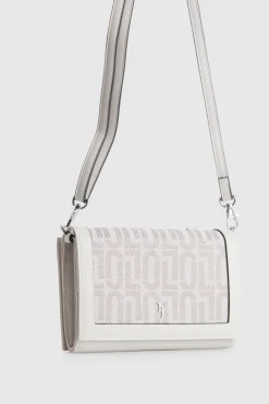 Jacquard Flap Crossbody Bag