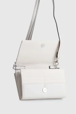 Jacquard Flap Crossbody Bag