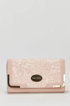 Lace Look Large Wallet