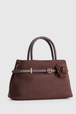 Lana Suede Small Tote Bag
