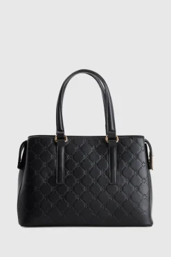 Logo Embossed Tote Bag
