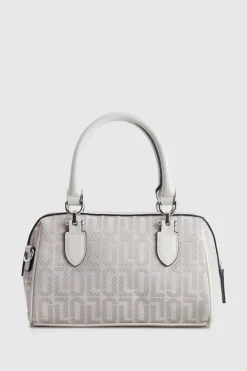 Logo Jacquard Barrel Bag