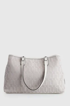 Logo Jacquard Tote Bag