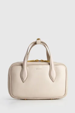 Lucia Leather Bowling Bag