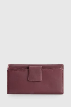 Maya Leather Large Clutch