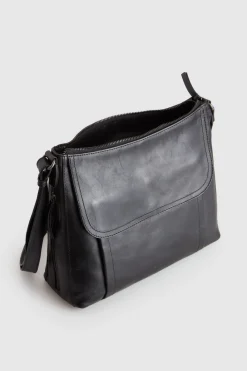 Maya Leather Large Crossbody Bag
