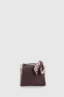 Micro Scarf Top Handle Bag
