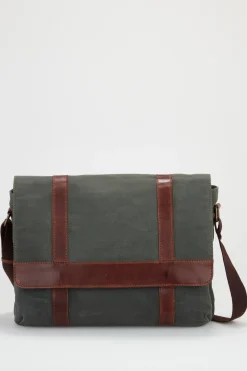 Noah Canvas/Lea Trim EW Satchel