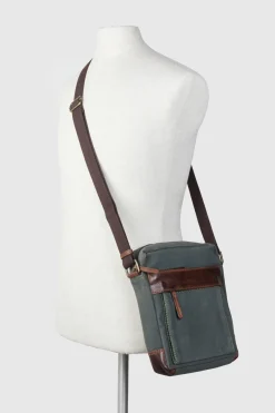 Noah Canvas/Lea Trim NS Satchel