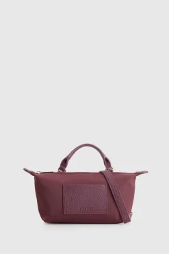 Noosa Leather Trim Crossbody Bag