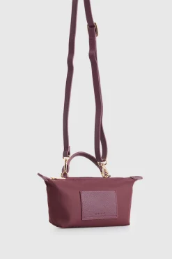 Noosa Leather Trim Crossbody Bag