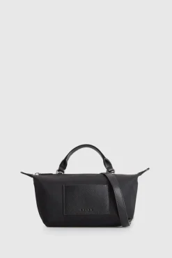 Noosa Leather Trim Crossbody Bag