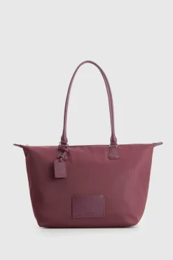 Noosa Leather Trim Tote Bag
