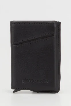 PC RFID Leather Pop Up CC Holder