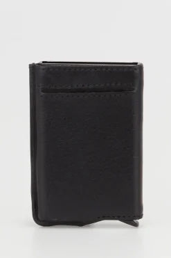 PC RFID Leather Pop Up CC Holder