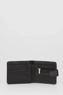 PC RFID Leather Wallet & Belt Gift Set