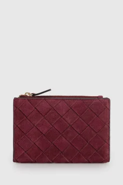 RFID Ines Suede Weave Med Wallet