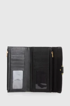 RFID Iris Leather Large Wallet