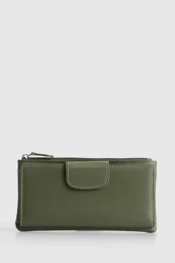 RFID Leather Medium Slim Purse