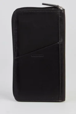 RFID Leather Passport Wallet