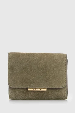 RFID Thea Suede Small Wallet