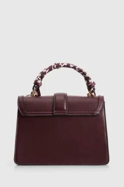 Scarf Top Handle Bag
