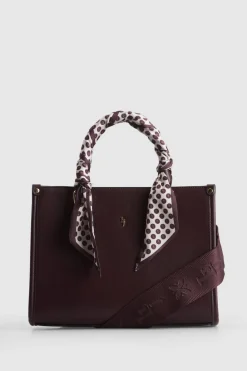 Small Tote Bag With Scarf
