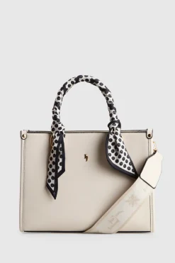 Small Tote Bag With Scarf