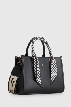 Small Tote Bag With Scarf
