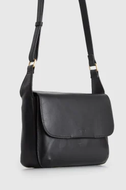 Sofia Leather Flap Crossbody Bag